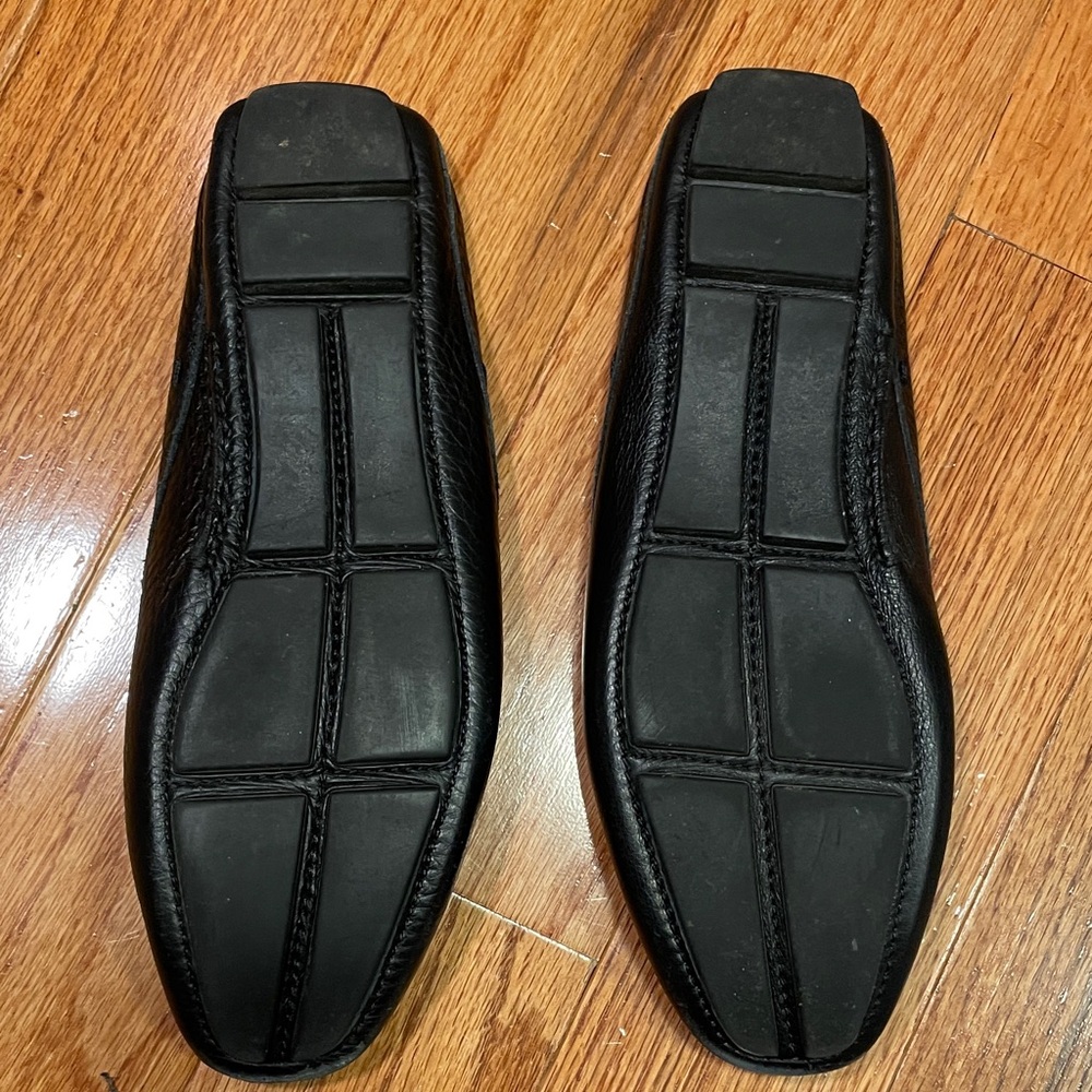 Prada Women’s Textured Black Slip-On Loafer - Picture 4 of 9